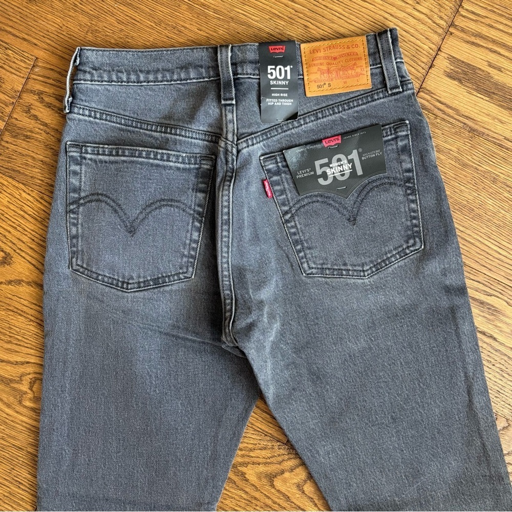 Levi's Premium 501° SKINNY WOMEN'S JEANS - Picture 10 of 13